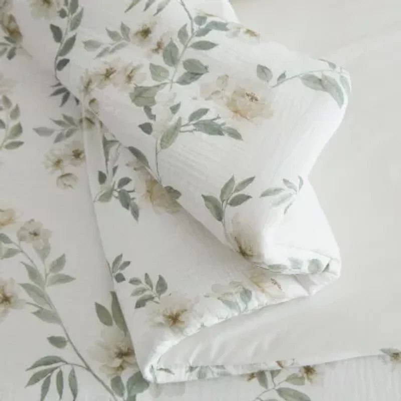 Martha Stewart Hazel Floral Easy Care Comforter Set
