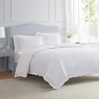 Martha Stewart Simple Scallop Easy Care Comforter Set