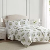 Martha Stewart Eloise Floral Easy Care Duvet Cover Set