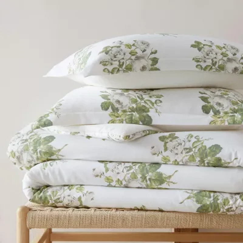 Martha Stewart Eloise Floral Easy Care Duvet Cover Set