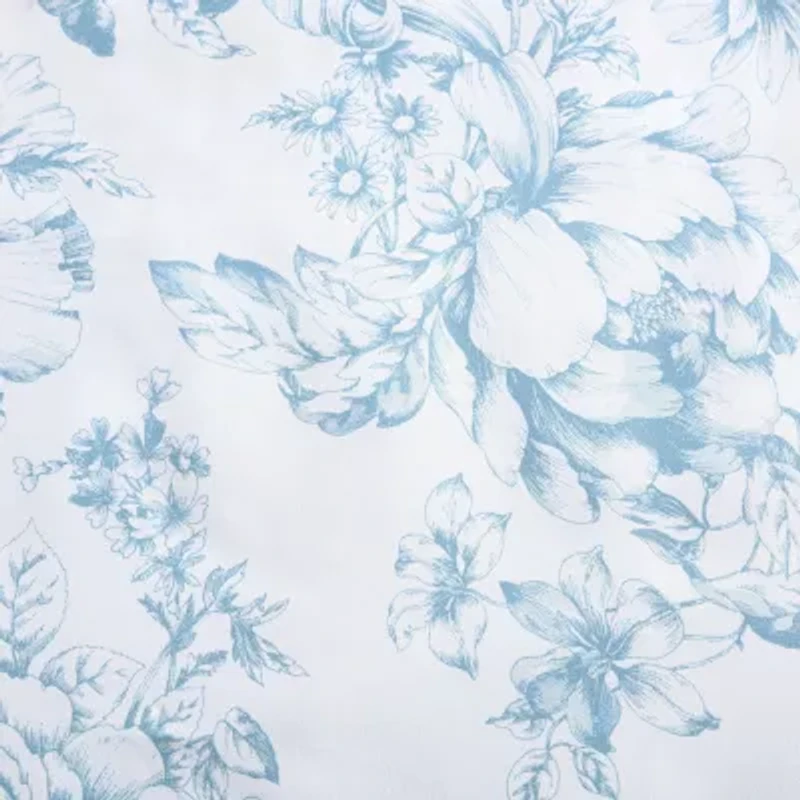 Laura Ashley Delphine Queen 3-pc. Easy Care Comforter Set