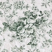 Laura Ashley Toile Delight Easy Care Quilt Set