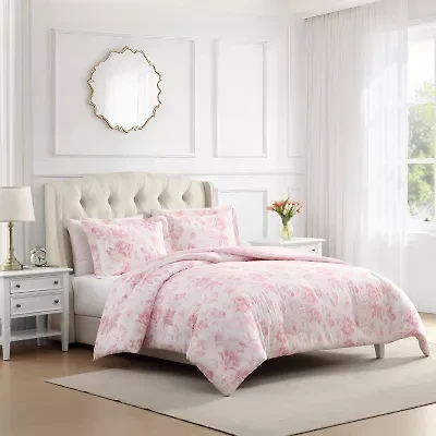 Laura Ashley Anja Toile Easy Care Comforter Set