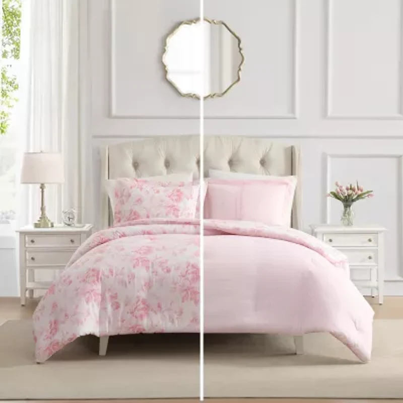 Laura Ashley Anja Toile Easy Care Comforter Set