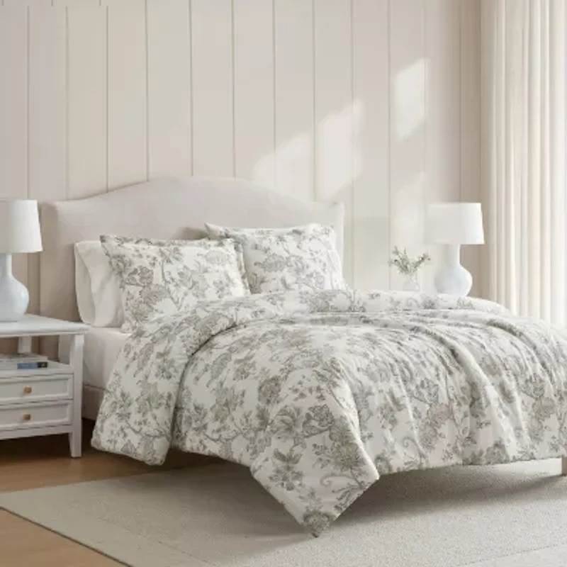 Martha Stewart Avery Floral Easy Care Comforter Set