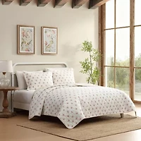Laura Ashley Dorrie Easy Care Quilt Set