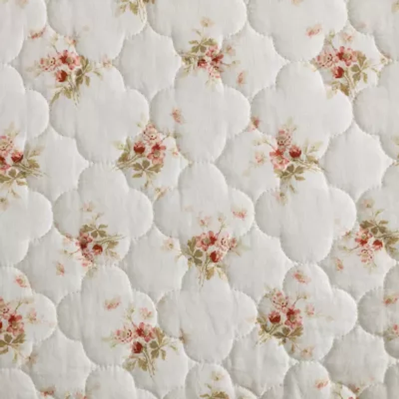 Laura Ashley Dorrie Easy Care Quilt Set