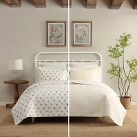 Laura Ashley Dorrie Easy Care Quilt Set