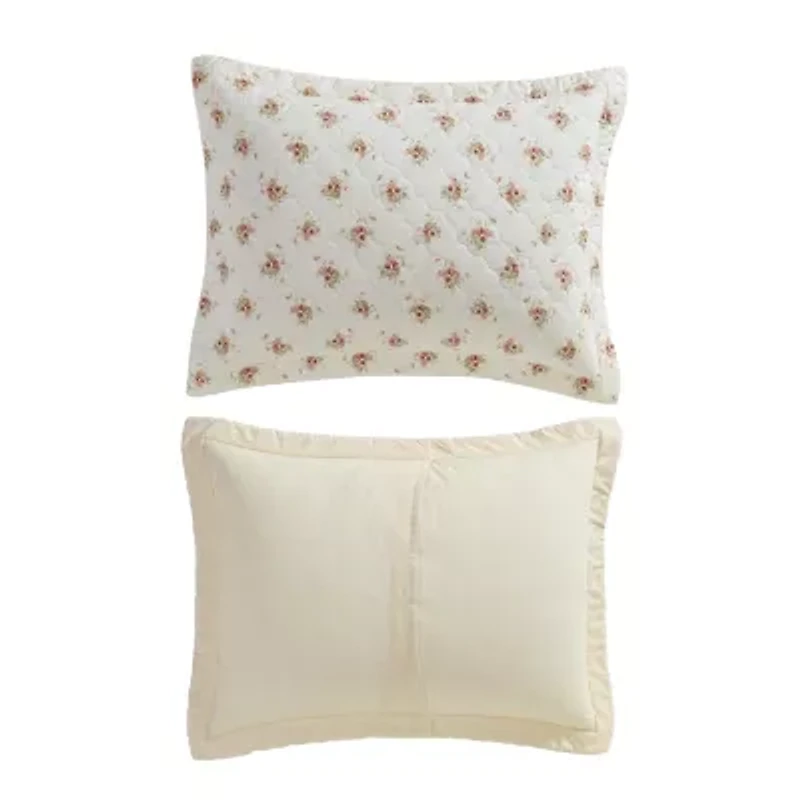 Laura Ashley Dorrie Easy Care Quilt Set