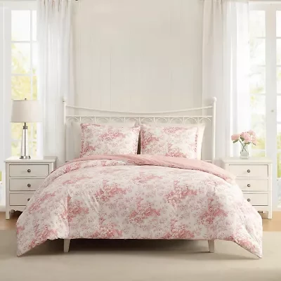 Laura Ashley Toile Delight Easy Care Comforter Set