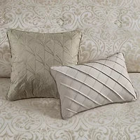 Madison Park Maisie 12-pc. Damask Jacquard Complete Bedding Set with Sheets