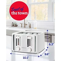Betty Crocker 4-Slice Electric Toaster