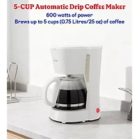 Betty Crocker White Drip Coffee Maker