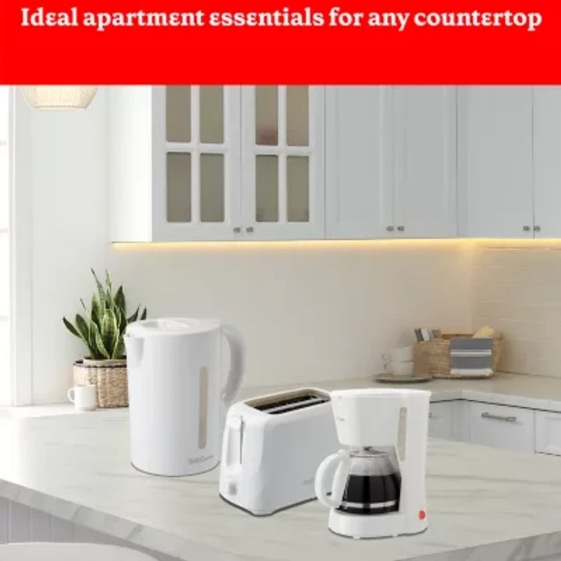 Betty Crocker White Drip Coffee Maker