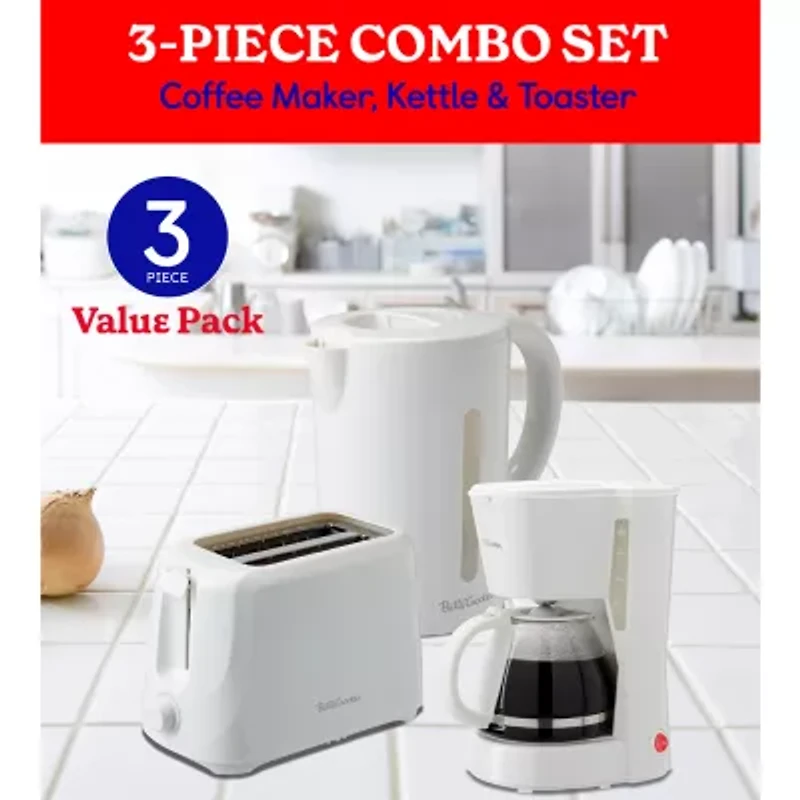 Betty Crocker White Drip Coffee Maker