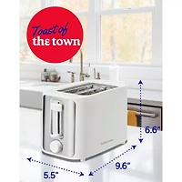Betty Crocker 2-Slice Electric Toaster
