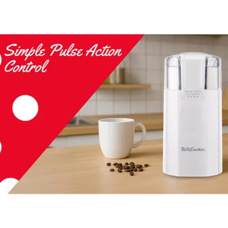 Betty Crocker White Coffee Grinder