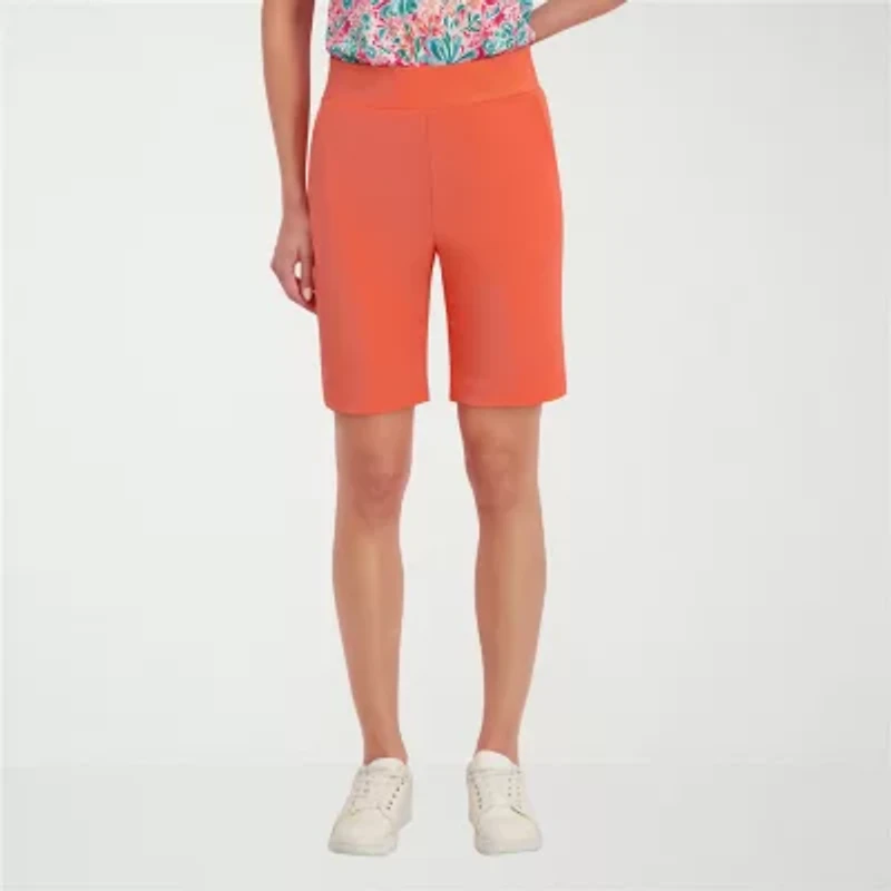 Stella Parker Womens Mid Rise Stretch Fabric Golf Short