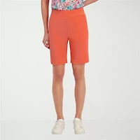 Stella Parker Womens Mid Rise Stretch Fabric Golf Short