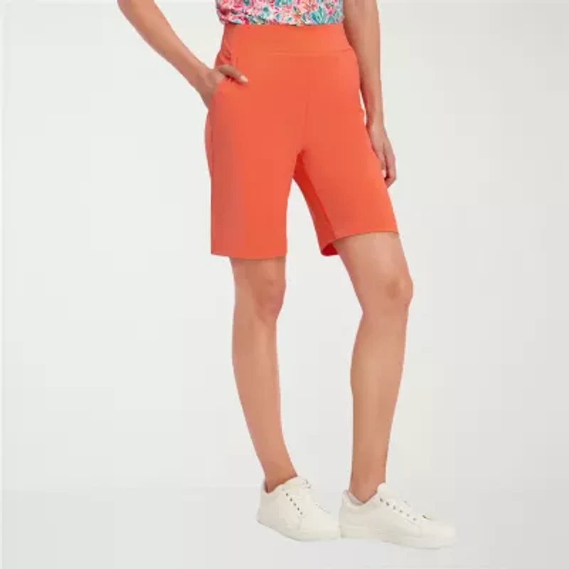 Stella Parker Womens Mid Rise Stretch Fabric Golf Short