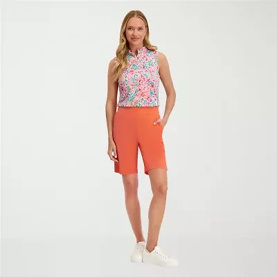 Stella Parker Womens Mid Rise Stretch Fabric Golf Short