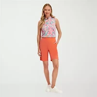 Stella Parker Womens Mid Rise Stretch Fabric Golf Short