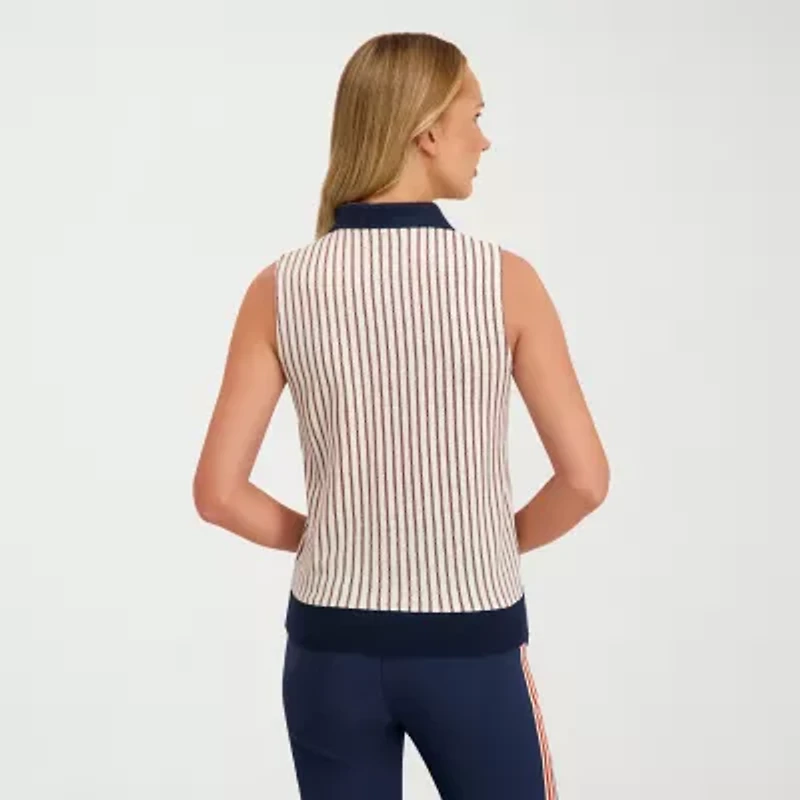 Stella Parker Womens Sleeveless Polo Shirt