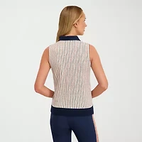 Stella Parker Womens Sleeveless Polo Shirt