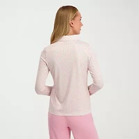 Stella Parker Womens Long Sleeve Polo Shirt