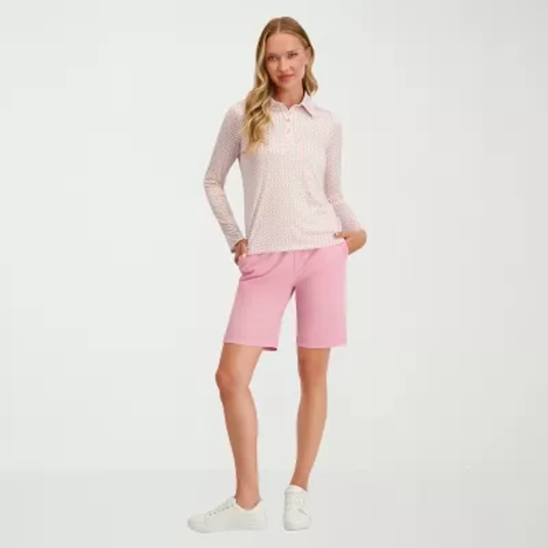 Stella Parker Womens Long Sleeve Polo Shirt