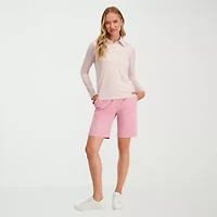 Stella Parker Womens Long Sleeve Polo Shirt