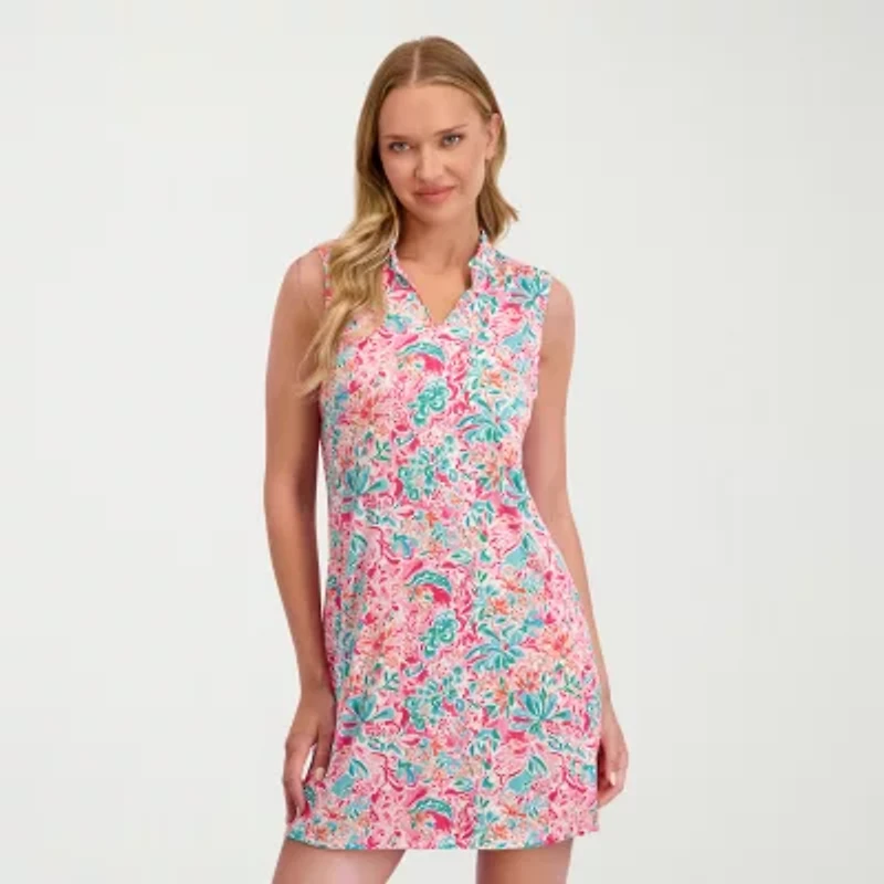 Stella Parker Womens Sleeveless Tennis Dress
