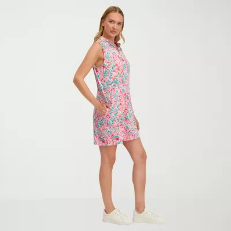 Stella Parker Womens Sleeveless Tennis Dress