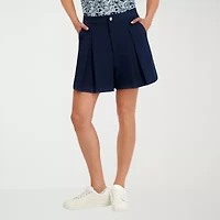 Stella Parker Womens Mid Rise Stretch Fabric Golf Short