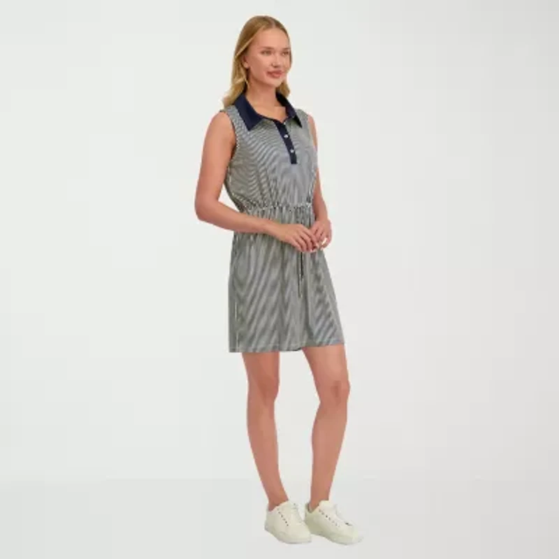 Stella Parker Womens Sleeveless Tennis Dress