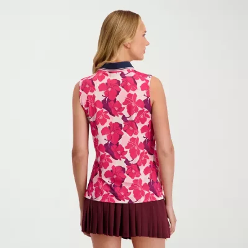 Stella Parker Womens Sleeveless Polo Shirt