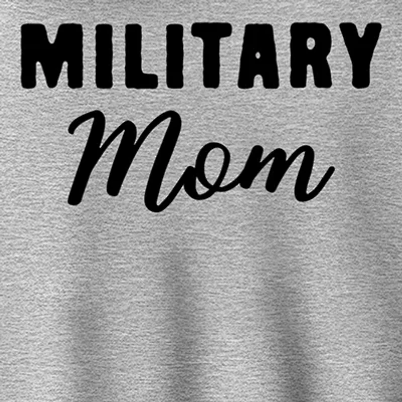 Military Mom Womens Long Sleeve Hoodie
