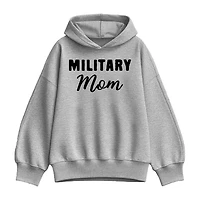 Military Mom Womens Long Sleeve Hoodie