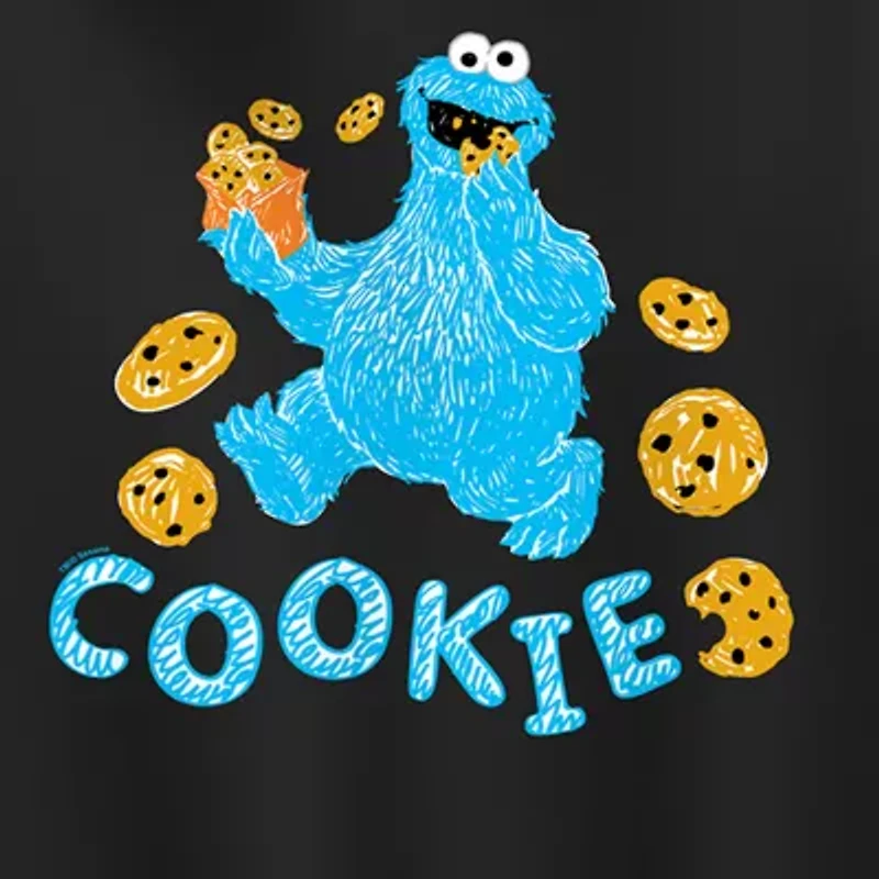 Cookie Monster Womens Long Sleeve Hoodie