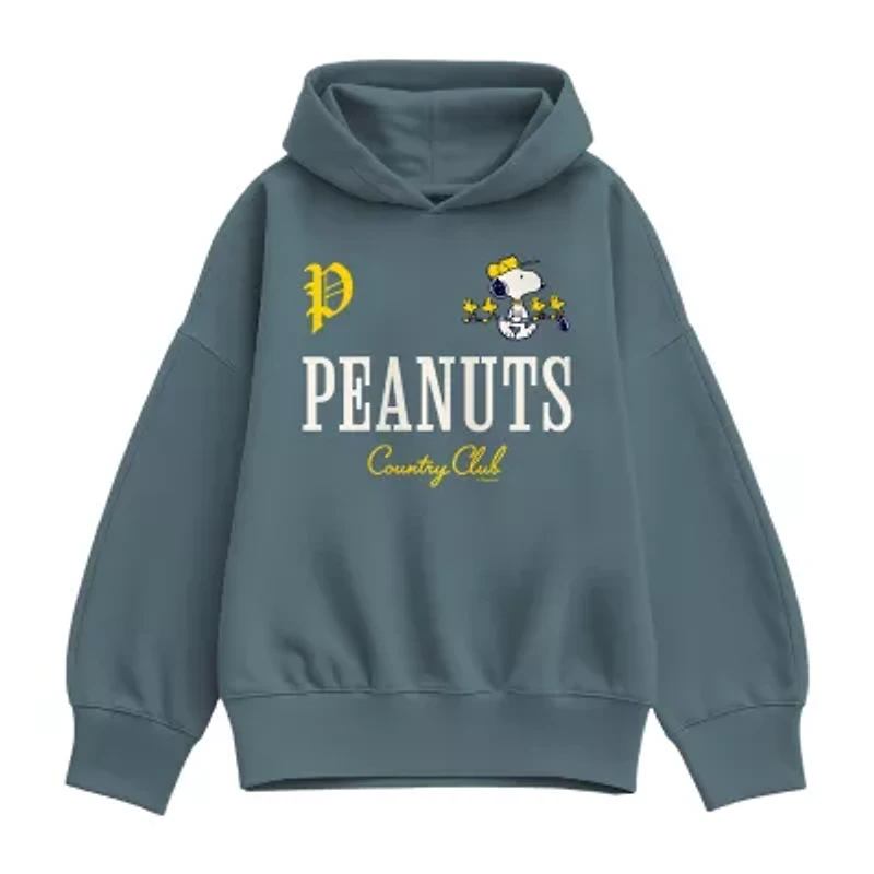 Peanuts Country Club Womens Long Sleeve Hoodie