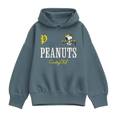Peanuts Country Club Womens Long Sleeve Hoodie
