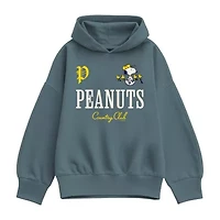 Peanuts Country Club Womens Long Sleeve Hoodie
