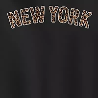 Leopard Ny Womens Long Sleeve Hoodie