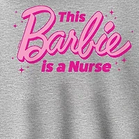 Nurse Womens Long Sleeve Barbie Hoodie