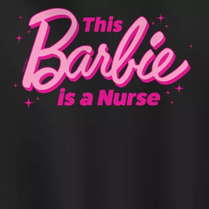 Barbie Nurse Womens Long Sleeve Hoodie