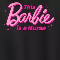 Barbie Nurse Womens Long Sleeve Hoodie