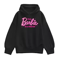 Barbie Nurse Womens Long Sleeve Hoodie
