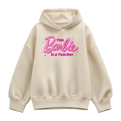 Barbie Teacher Womens Long Sleeve Barbie Hoodie