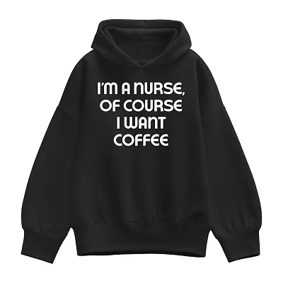 Nurse Coffee Womens Long Sleeve Hoodie