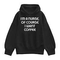 Nurse Coffee Womens Long Sleeve Hoodie